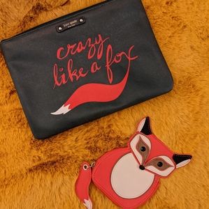 Kate Spade Crazy Like a Fox clutch